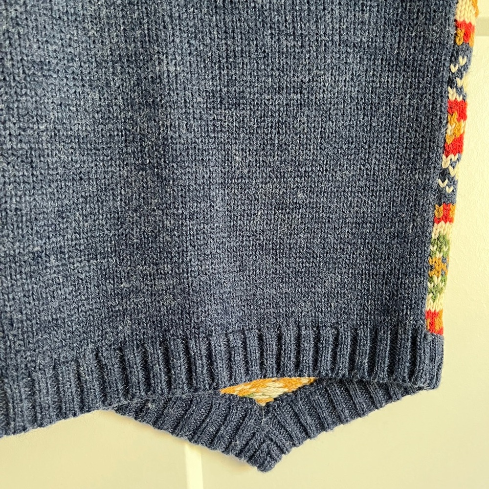 Vintage Multicolored Sweater Vest Size Medium - Picture 11 of 14
